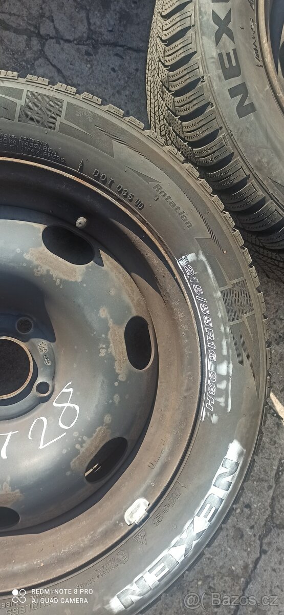 4x plechové disky Peugeot 16" Cena dohodou levně - 4