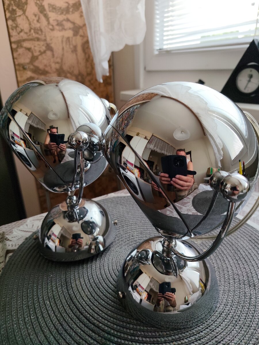 Velkolepý pár lamp ve stylu 70.let - 4