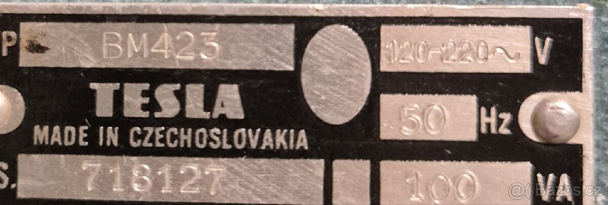 TESLA BM 423 - TELEVIZNÍ GENERÁTOR - 4