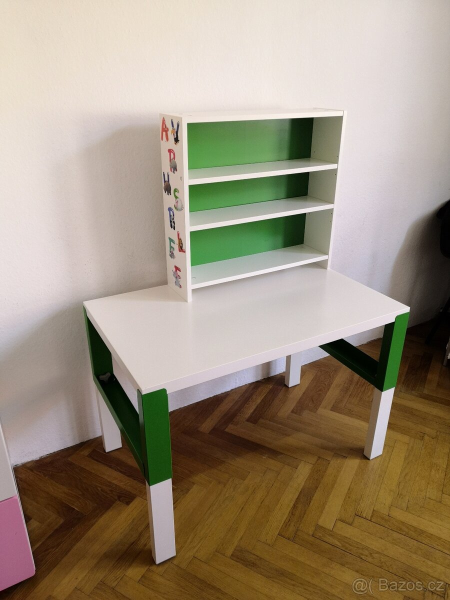 Rostoucí stůl IKEA PAHL zelený - 4