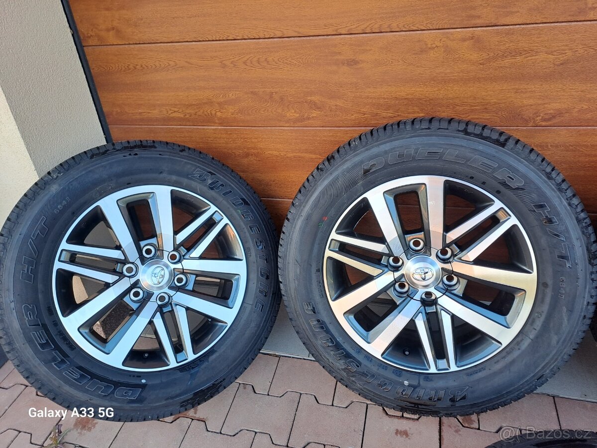 Orig.kompletní kola Toyota Hilux, Land Cruiser