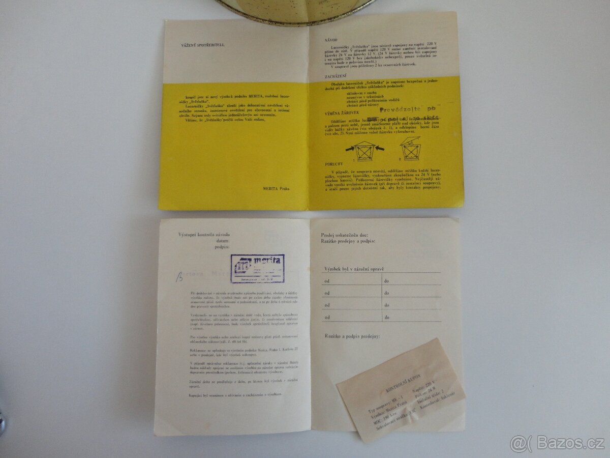 Starožitné vánoční lucerničky SVĚTLUŠKY TOP stav , Praha - 4