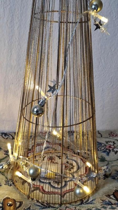 DESIGNOVÝ VÁNOČNÍ STROMEČEK SE SVĚTÝLKY - 4