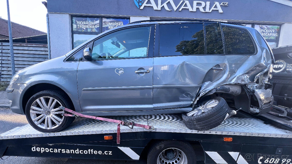 Vůz na náhradní díly VW Touran 1T2 FL 2008 BXE JYK LR7N - 4