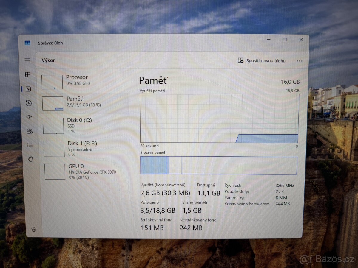 Herní PC | Ryzen 7 5800x, RTX 3070, 16GB, 1TB SSD - 4