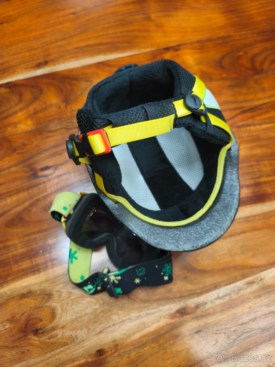 Dětská lyžařská helma a brýle - 4