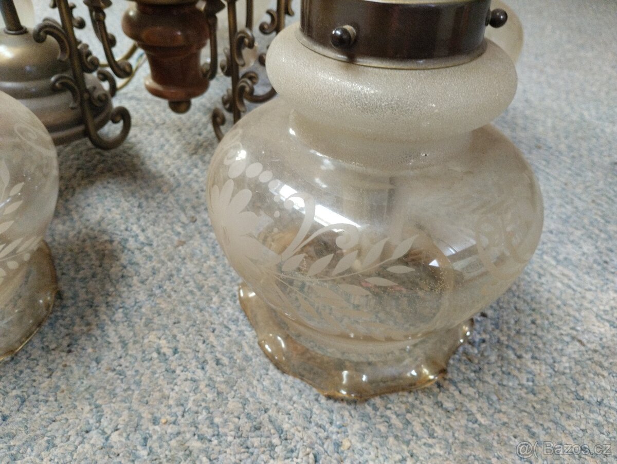 Rustikální lustr - 4