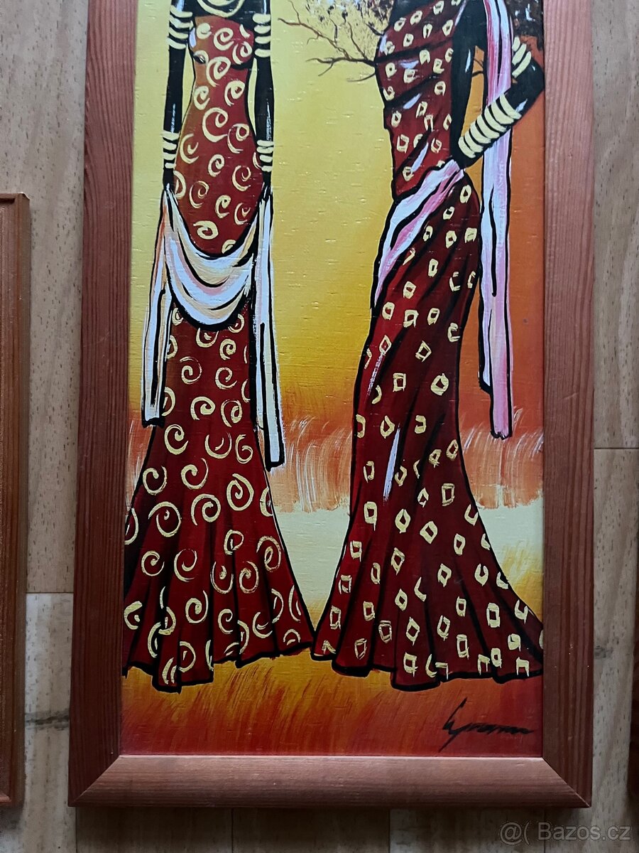 Obrazy s africkými motivy - 4