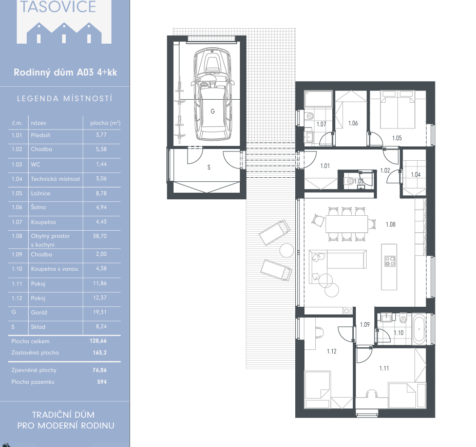 RD 03 A - Bílé domy Tasovice - 4