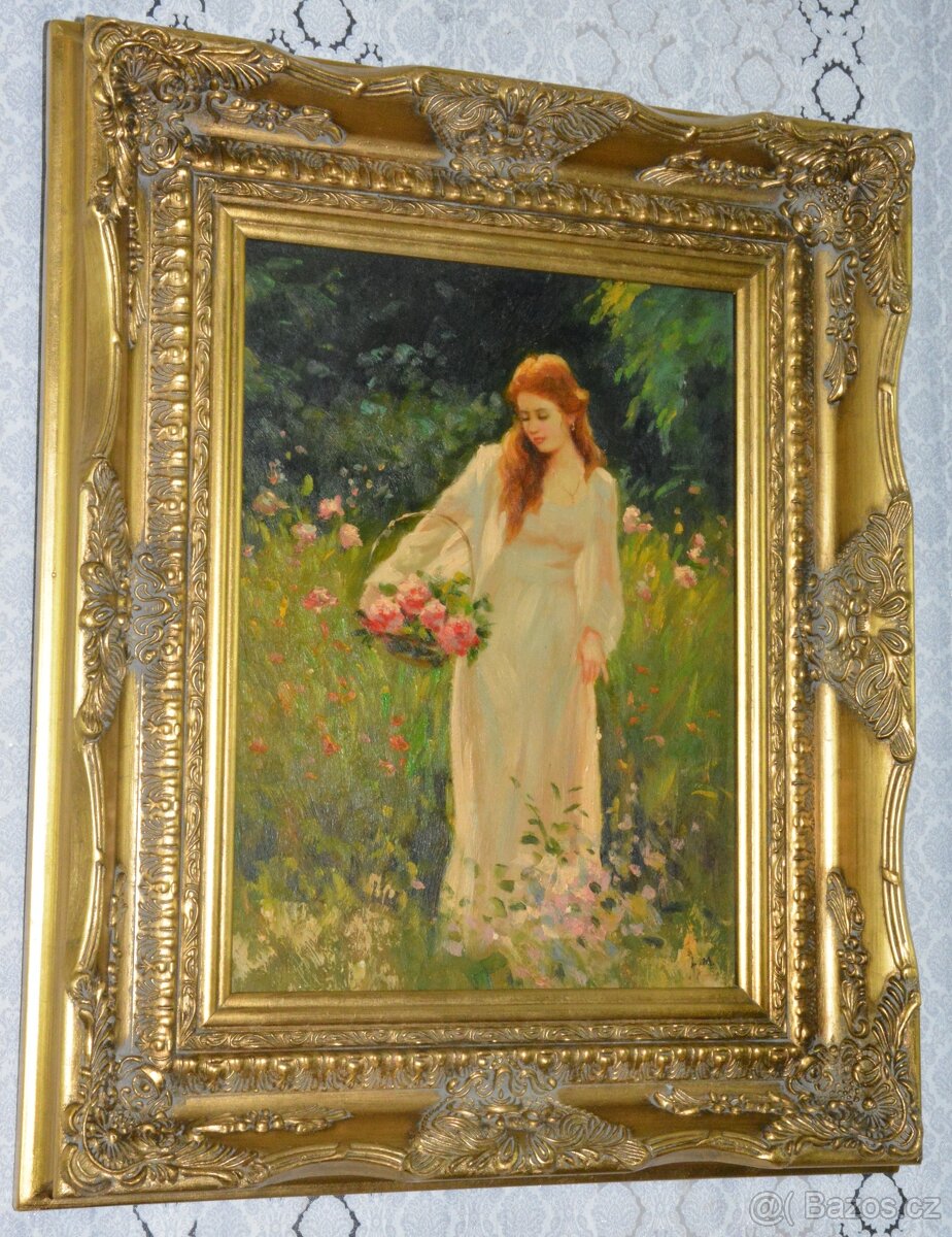 Obrazy - olej na desce - 4