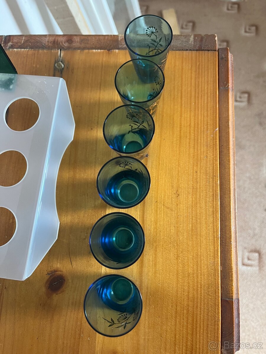 Skleněné panáky ze 70. let - 4