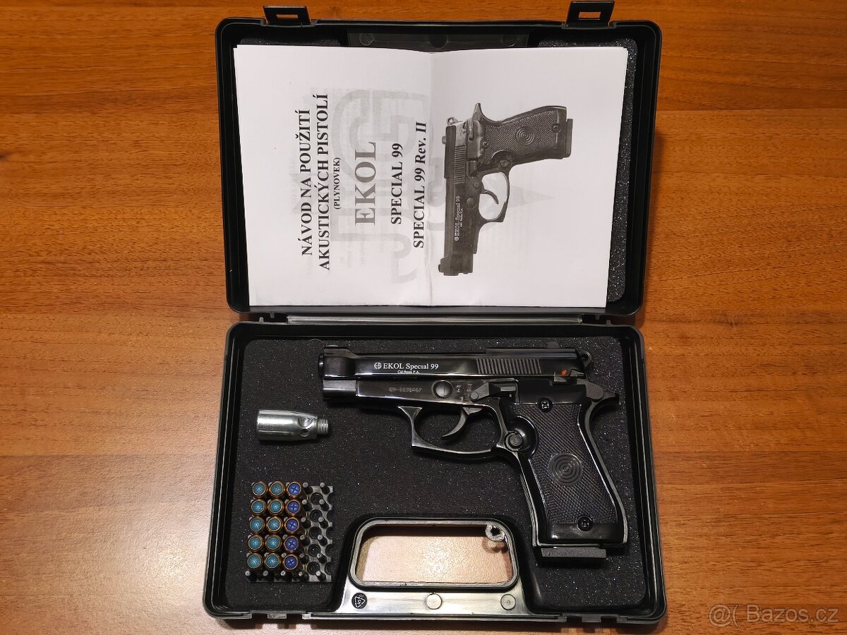 Plynová pistole Ekol Speciál 99 9mm ( Beretta 85) - 4