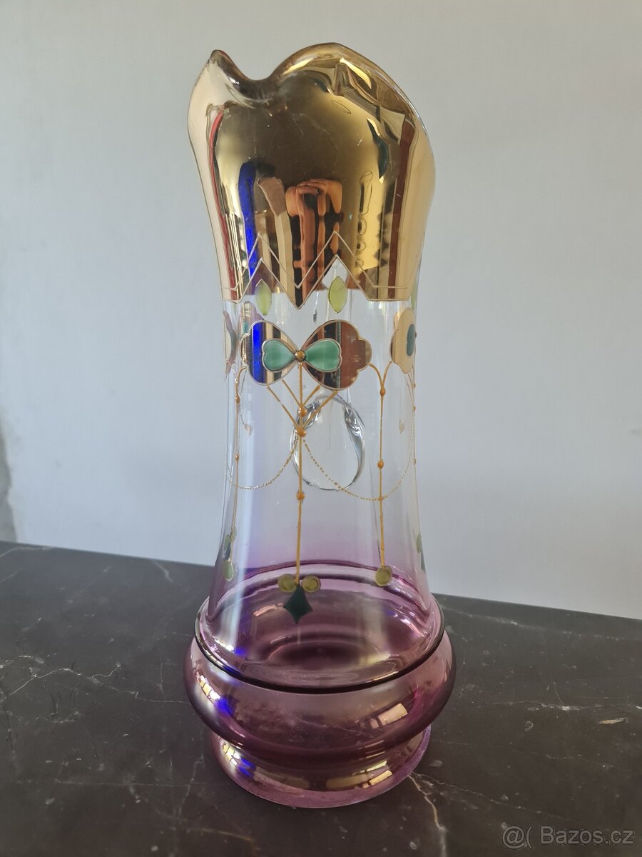 starožitný, bohatě dekorovaný džbán - 4