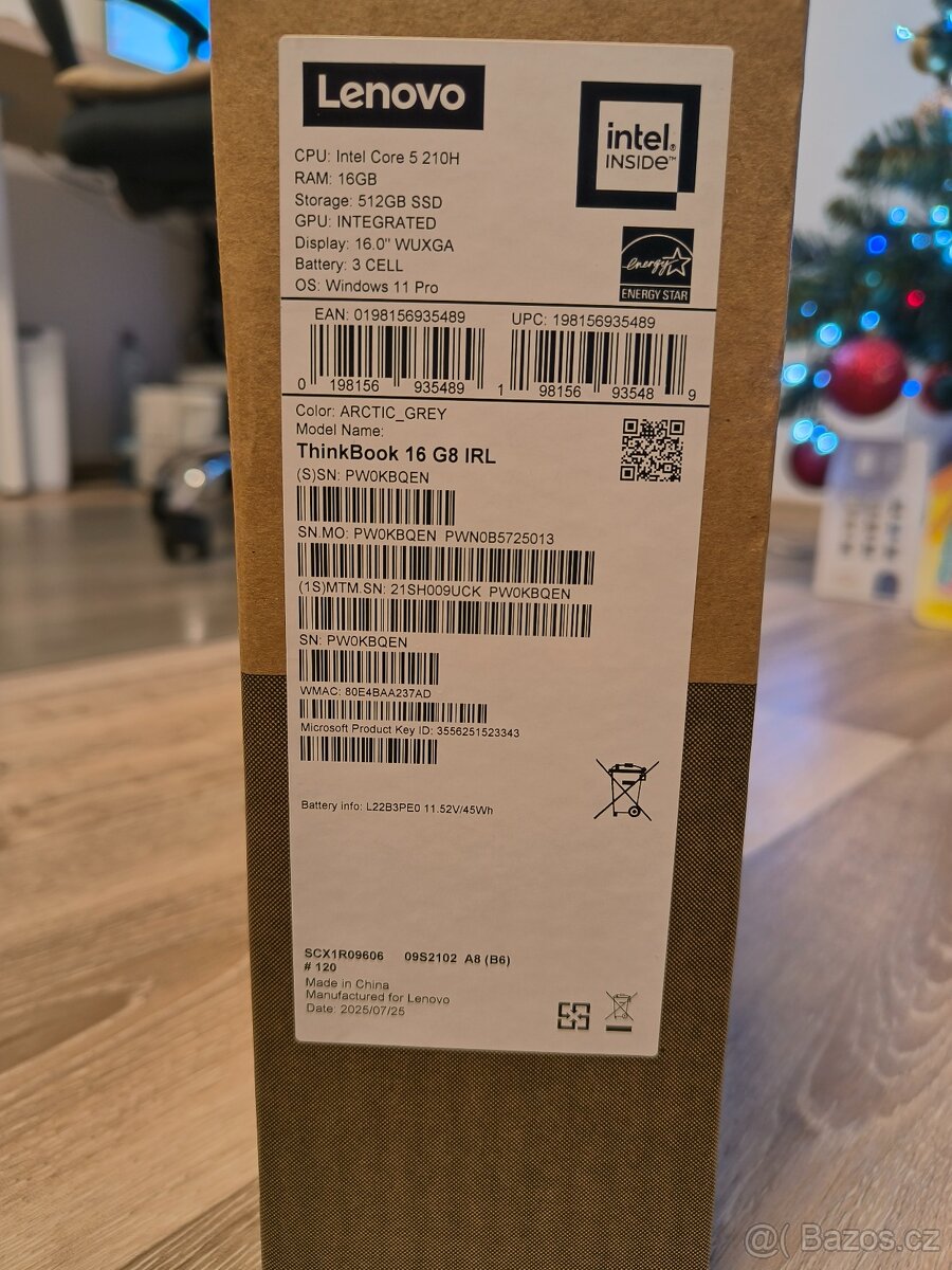 Lenovo ThinkBook 16 G8 Core 5 210H/16GB/512GB SSD/nerozbalen - 4