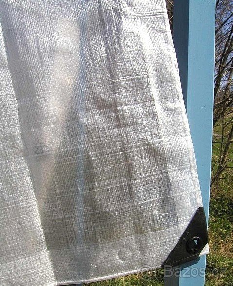 Zakrývací plachta Kataro - bílá (průsvitná) - 4