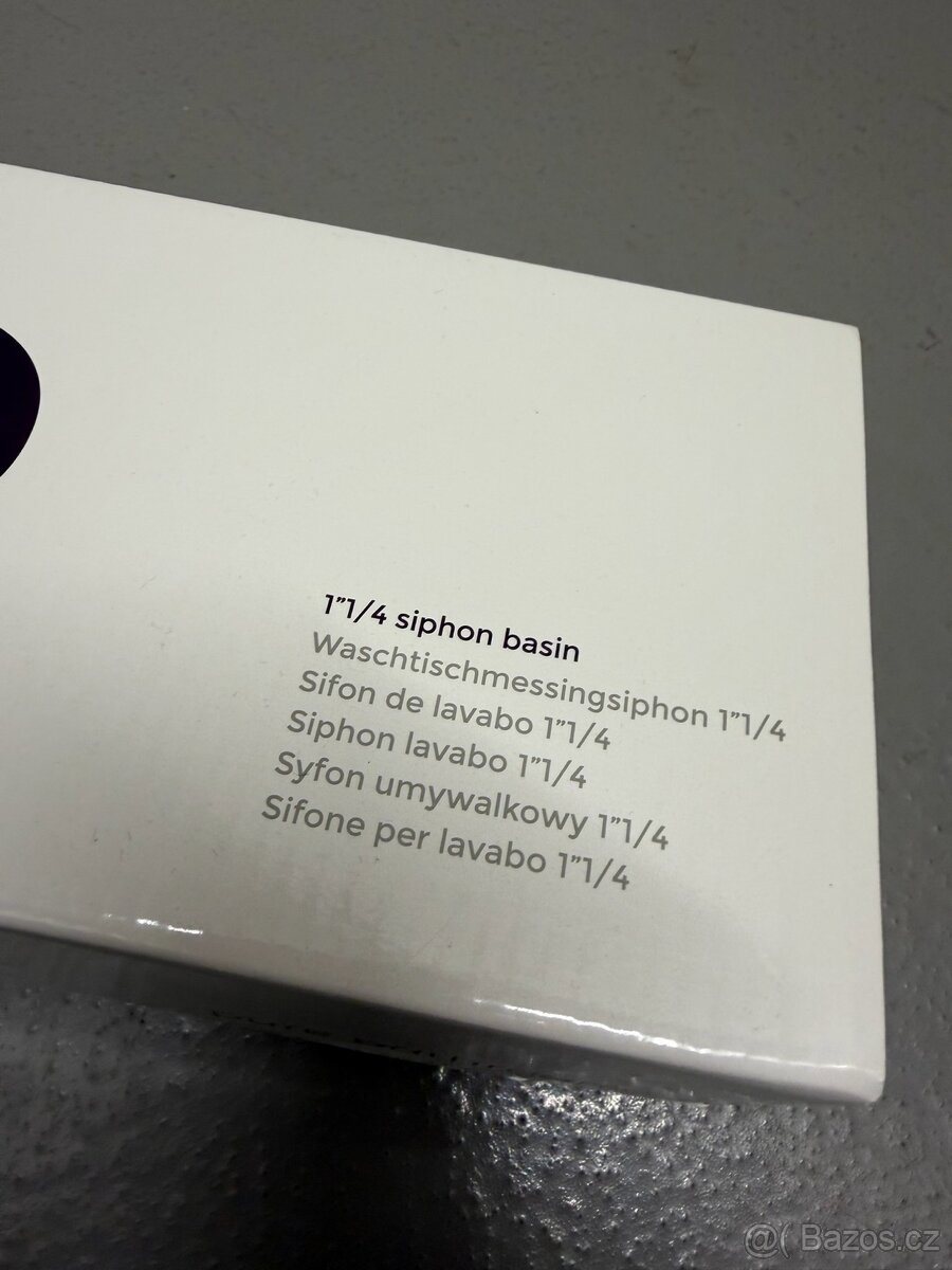 Oltens 1 1/4" Basin Siphon (Chrome/Blue) - 4