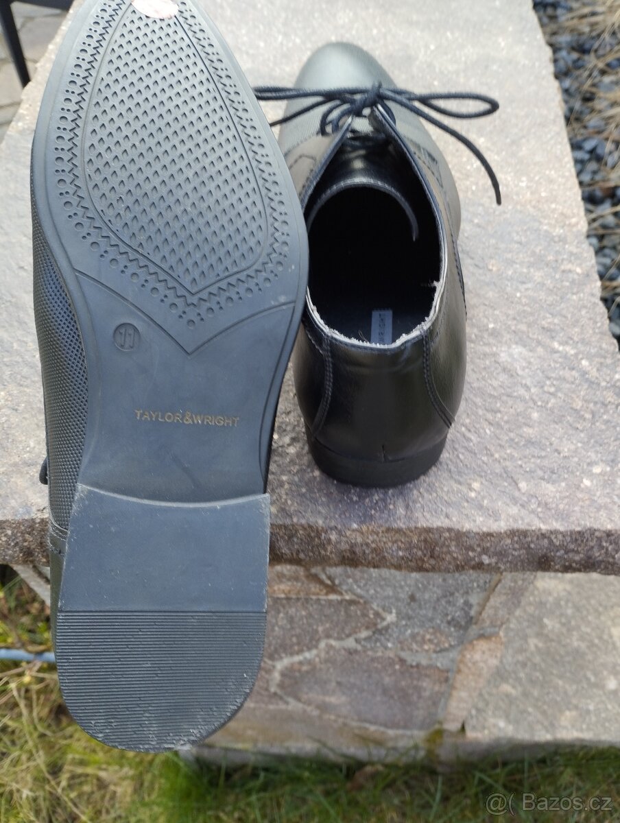 pánské kožené boty nenošené v.11/45 - 4