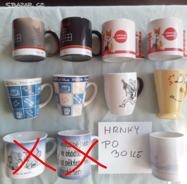 HRNKY,SKLO, PŮLLITR, TÁCY - 4