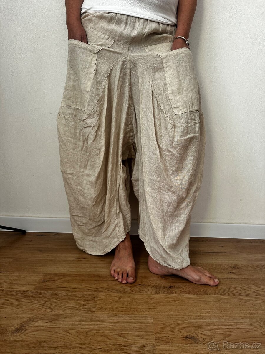 Kalhoty Len - 4