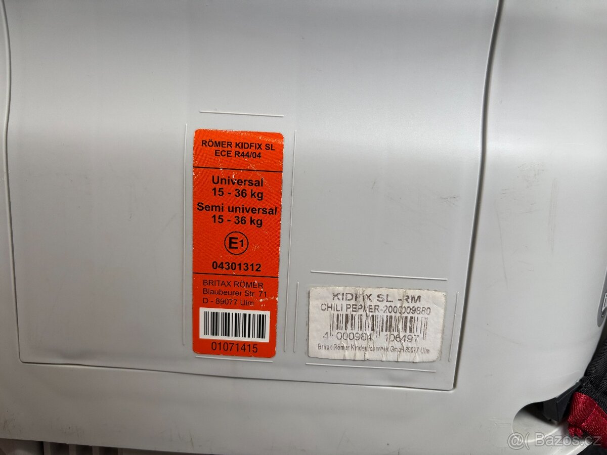 Autosedačka Britax Römer KIDFIX SL (15-36 kg) - 4