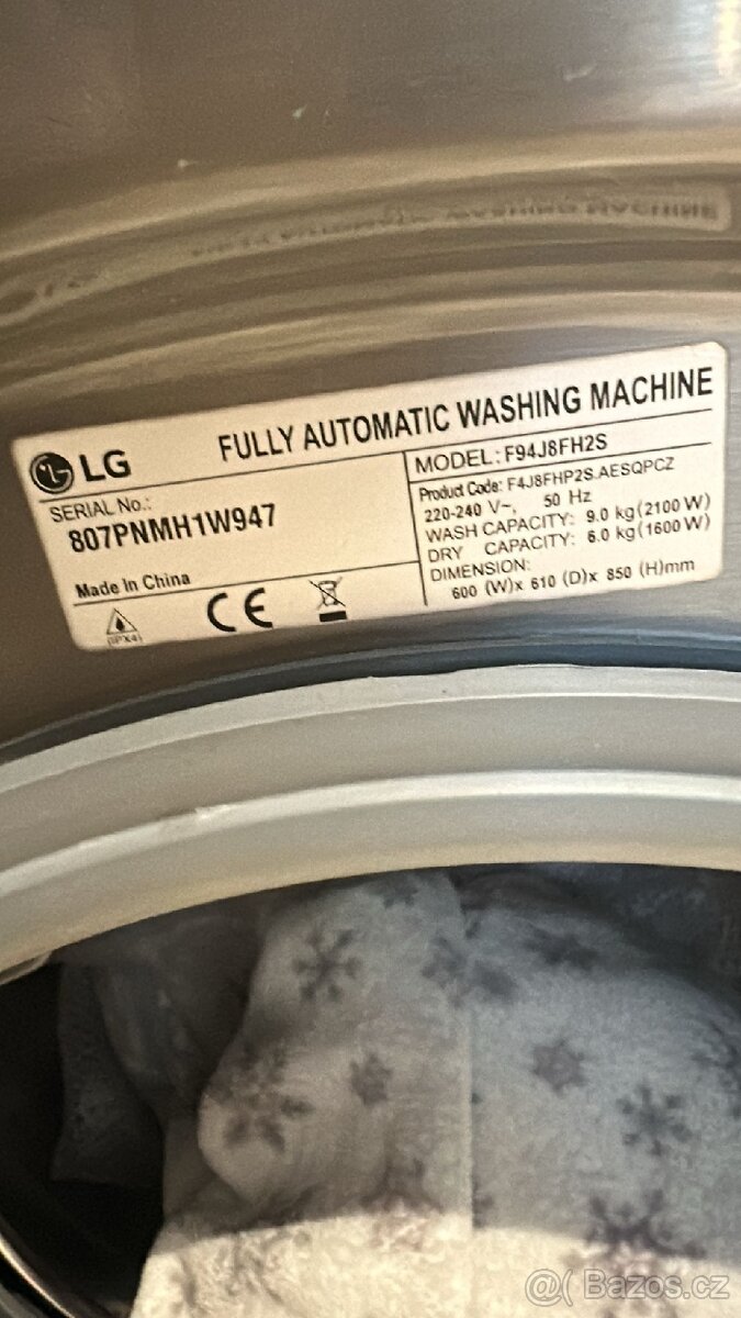 Pračka + Sušička LG - 4