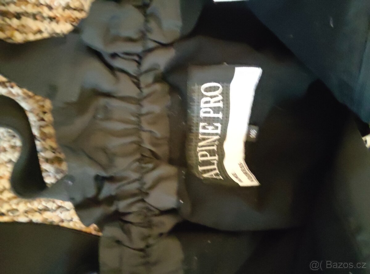 Lyžařskáé kalhoty - oteplovačky Alpine Pro vel. 146 - 4