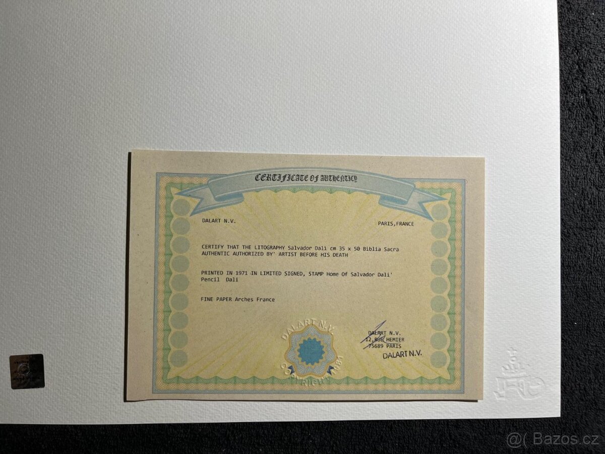 SALVADOR DALI - grafiky - BIBLIA SACRA - 35x50cmp - 4