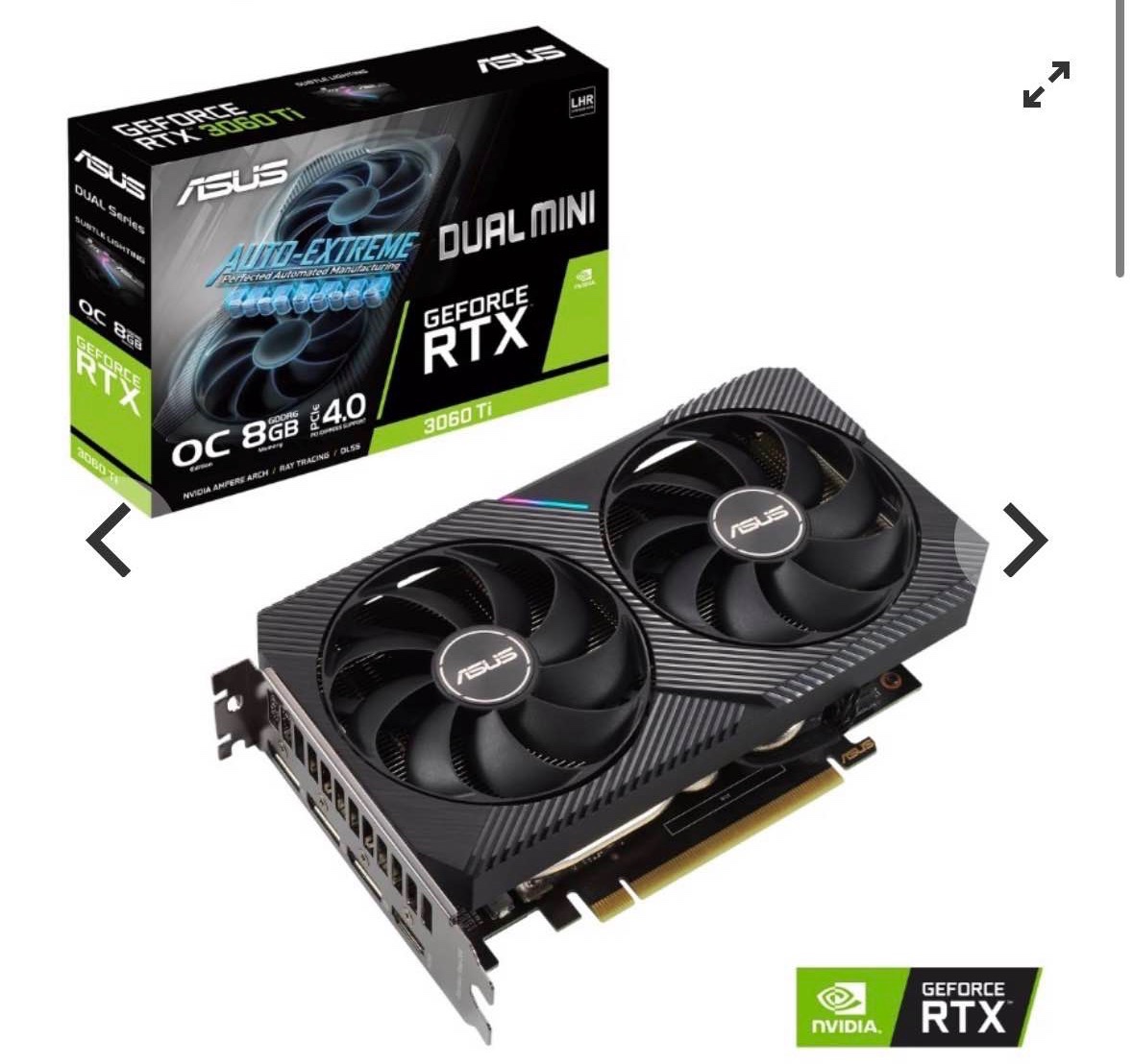 ASUS Dual GeForce RTX 3060 Ti - 4