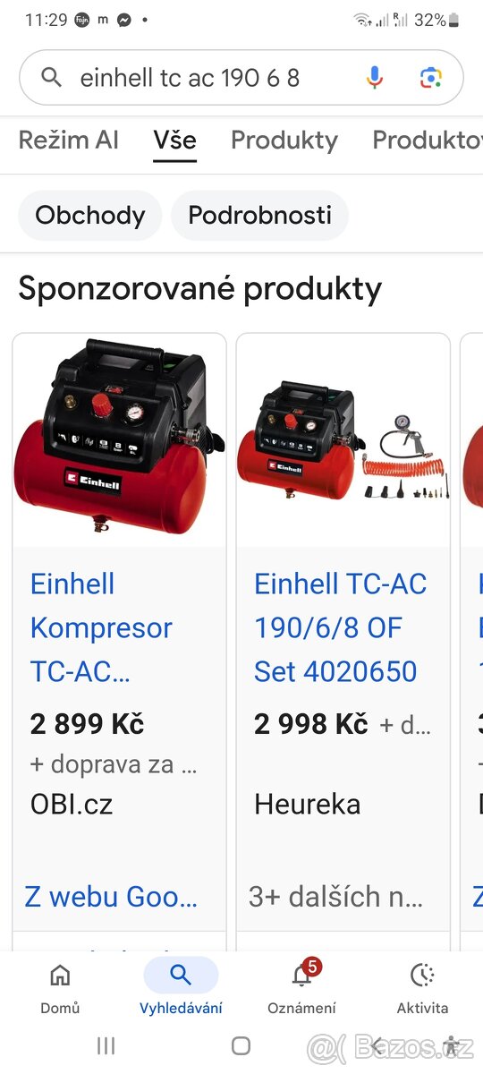 Kompresor Einhell TC AC, 190, 6,8. OF - 4