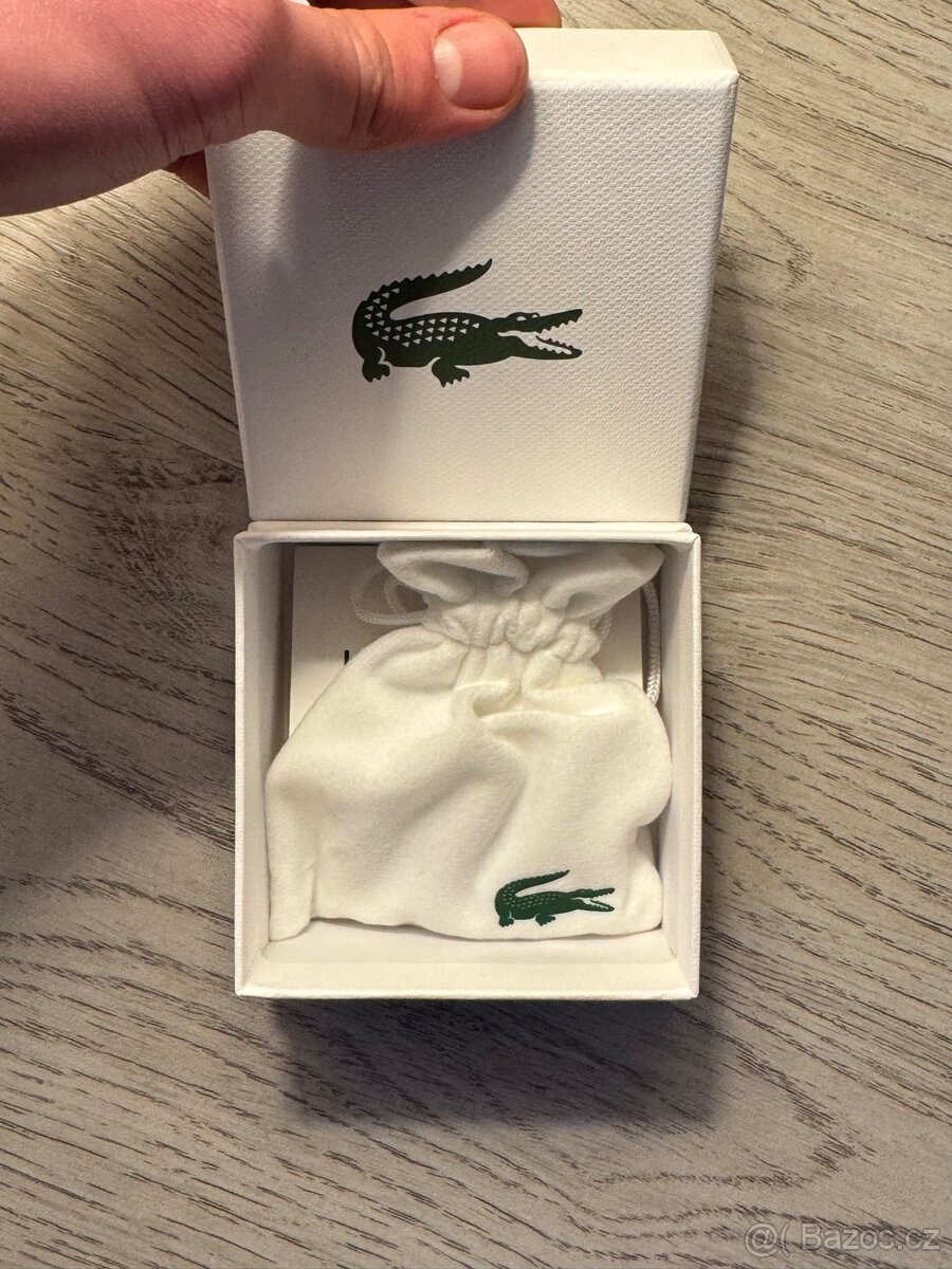 Lacoste ocelový náramek silver + box - 4