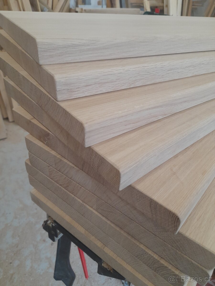 Schodnice/nášlapy - dub 27/40mm - 4