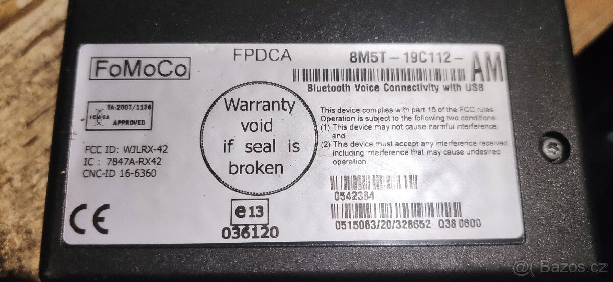 Ford Mondeo mk4 bluetooth modul - 4