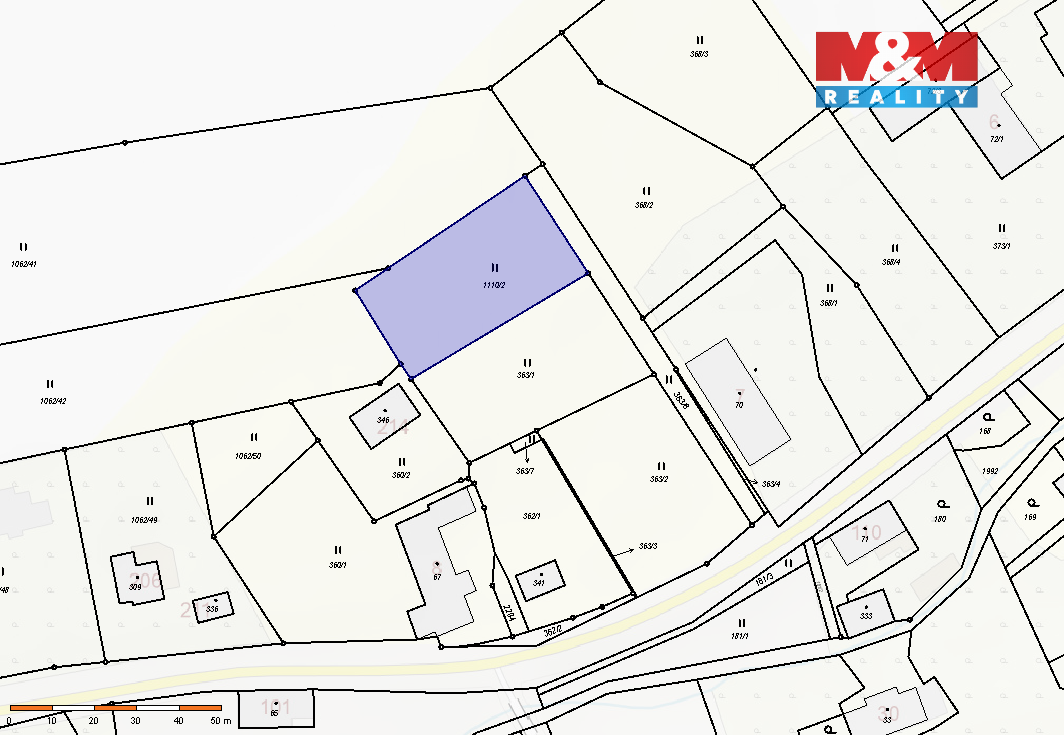 Prodej pozemku k bydlení, 1423 m², Rudná pod Pradědem - 4