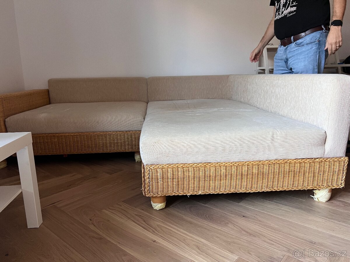 Modulární rohová sedačka+taburet-VariabilníSestava - 4