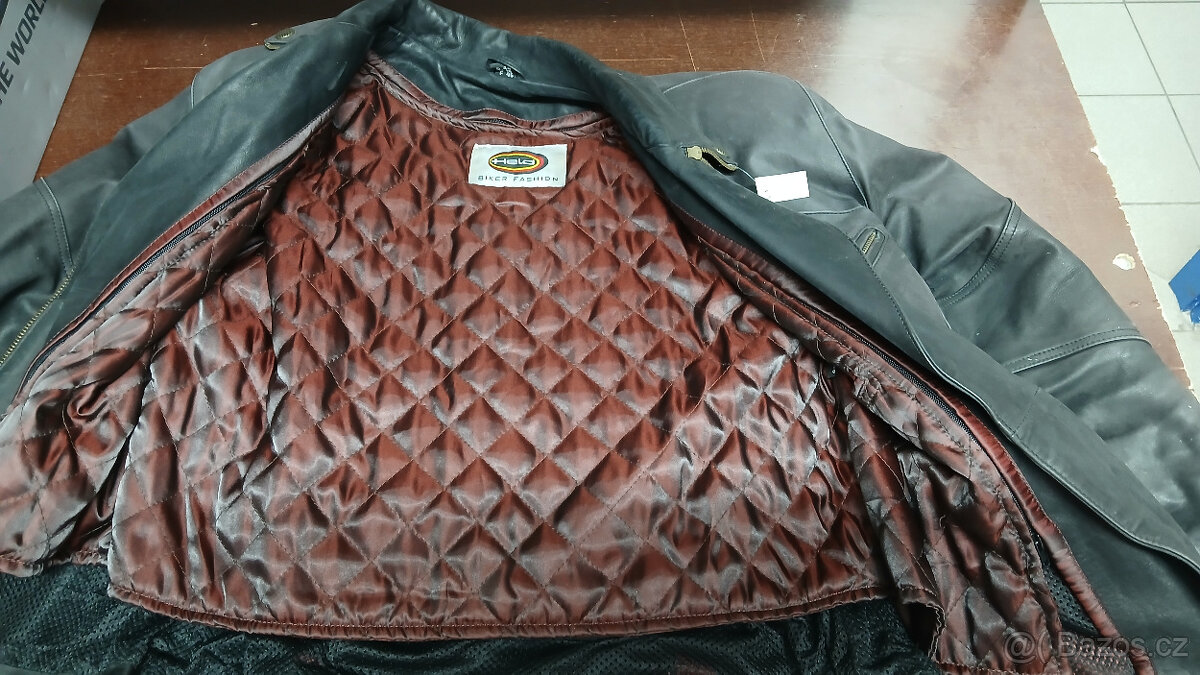 Dámská kožená motorkářská bunda/ křívák HELD, velikost 44 - 4