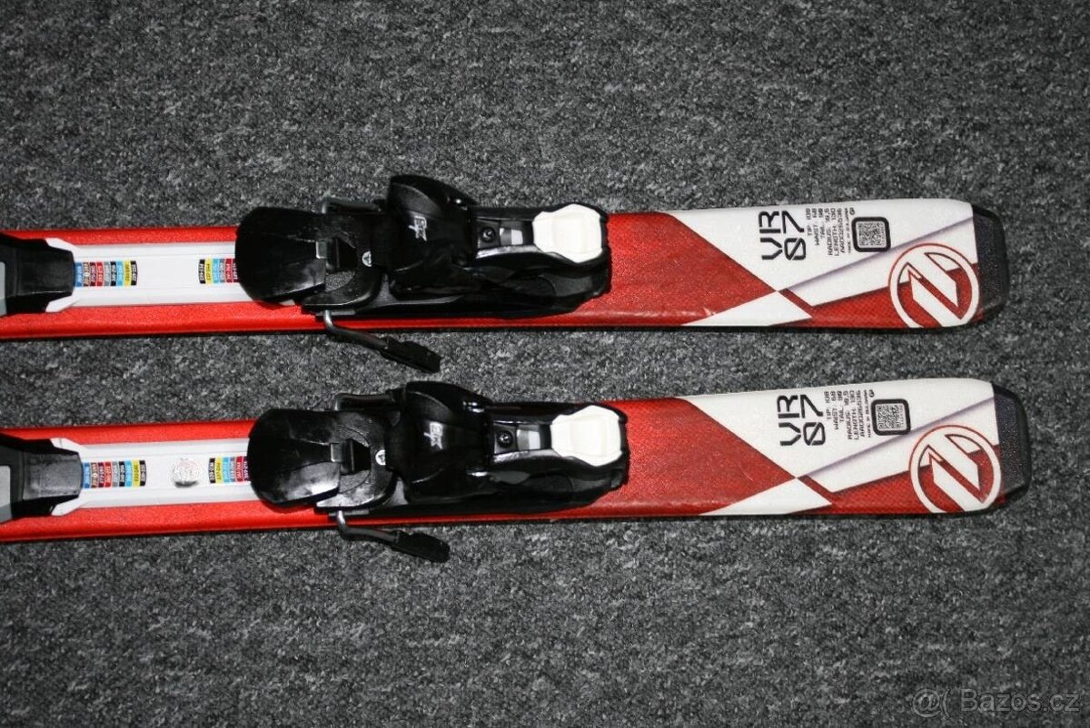 lyže dynamic 130 cm , lyžaky salomon - 4