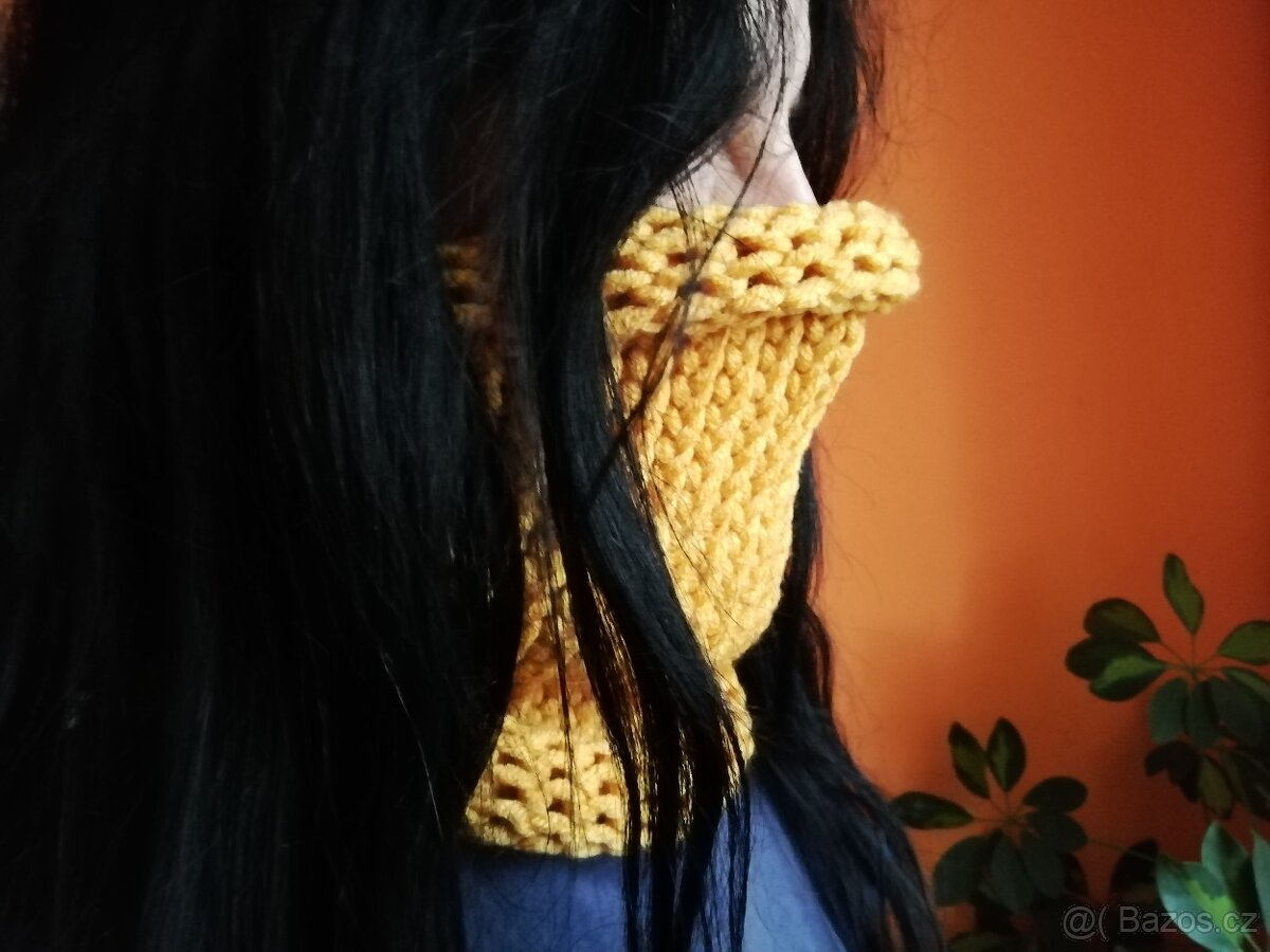 Nový pletený nákrčník (rolák) - 4