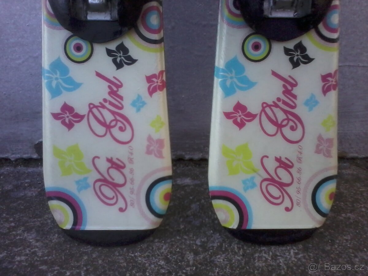 Dětské lyže dívčí Tecno pro 80cm. - 4