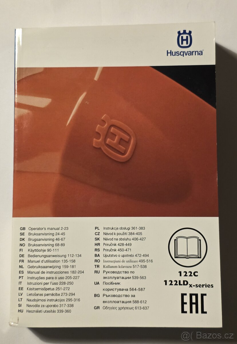 Vyžínač Husqarna 122LDx benzínový - 4