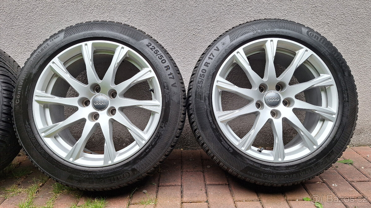 Audi A4 B9 original - typ V spoke 225/50 R17 zimní sada - 4