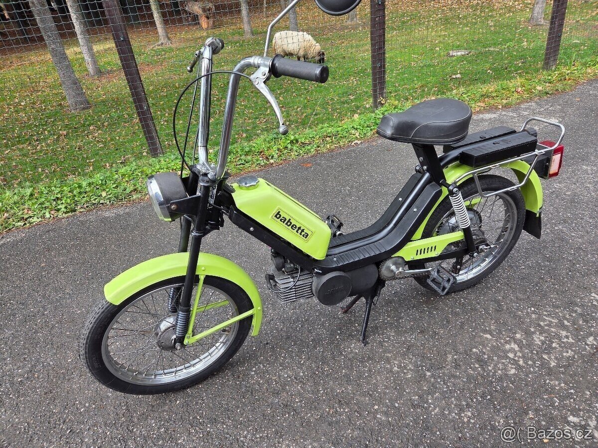 Babetta 210(215) 1.rychlostní po GO, nový lak, s kartičkou - 4