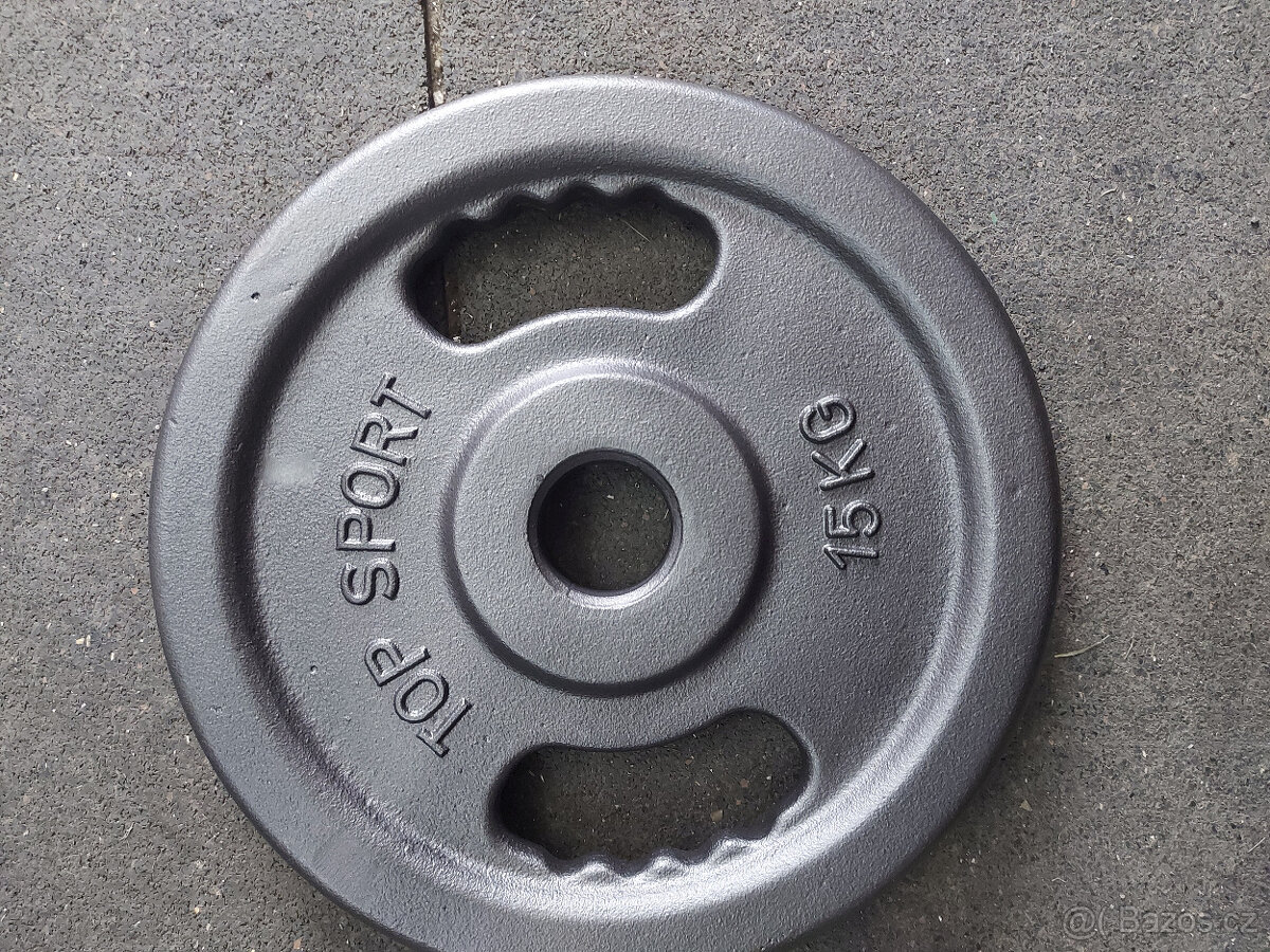 Olympijské kotouče s úchopy TOPSPORT - 4