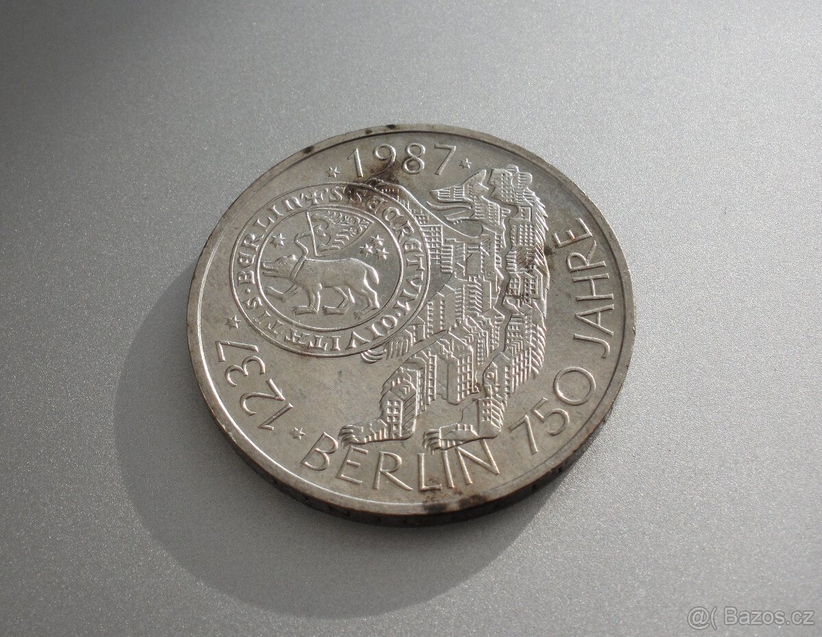 Stříbrná 10 Marka 1987 Berlín - 4