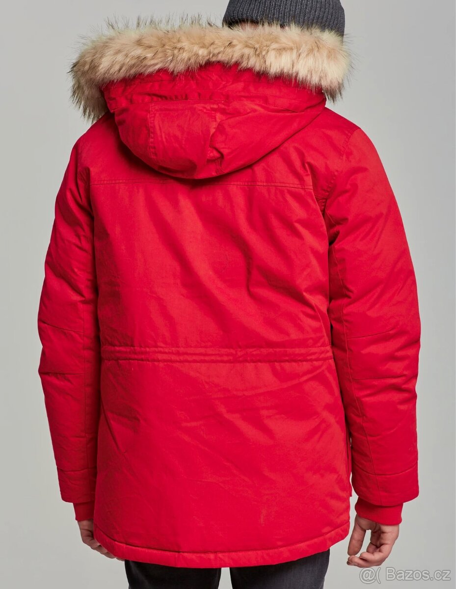 BUNDA GANT D2. WINTER PARKA EQUESTRIAN RED - 4