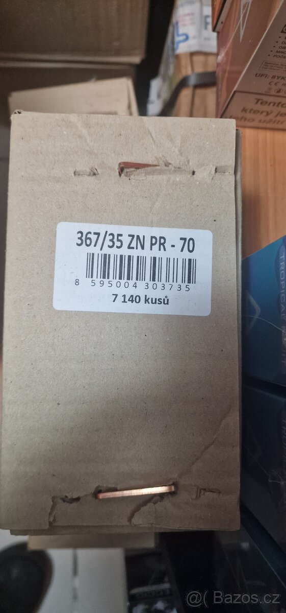 Prodám tesařské spony 367/35-70 PR bal / 7140ks - 4