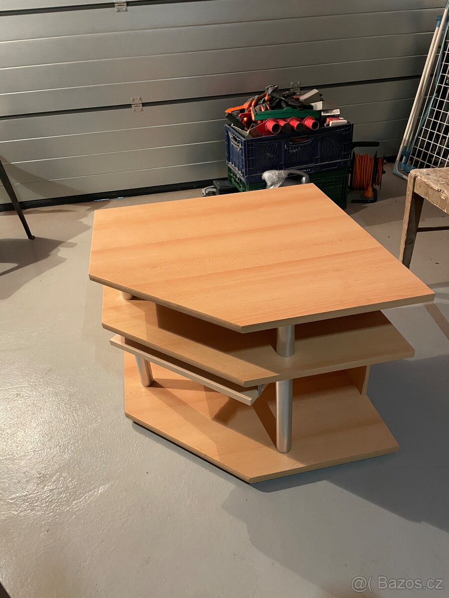 Rohový stůl pod televizi - 4