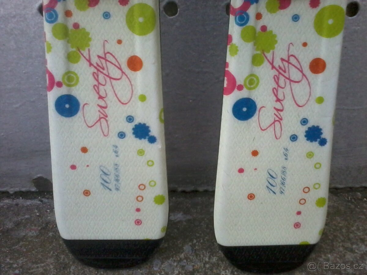 Dětské dívčí lyže Tecno pro 100cm. - 4