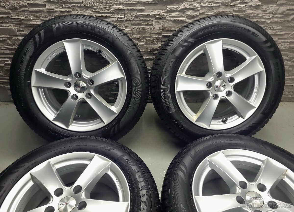 16" Alu kola Dezent 5x112 zimní pneu 8,8mm - 4