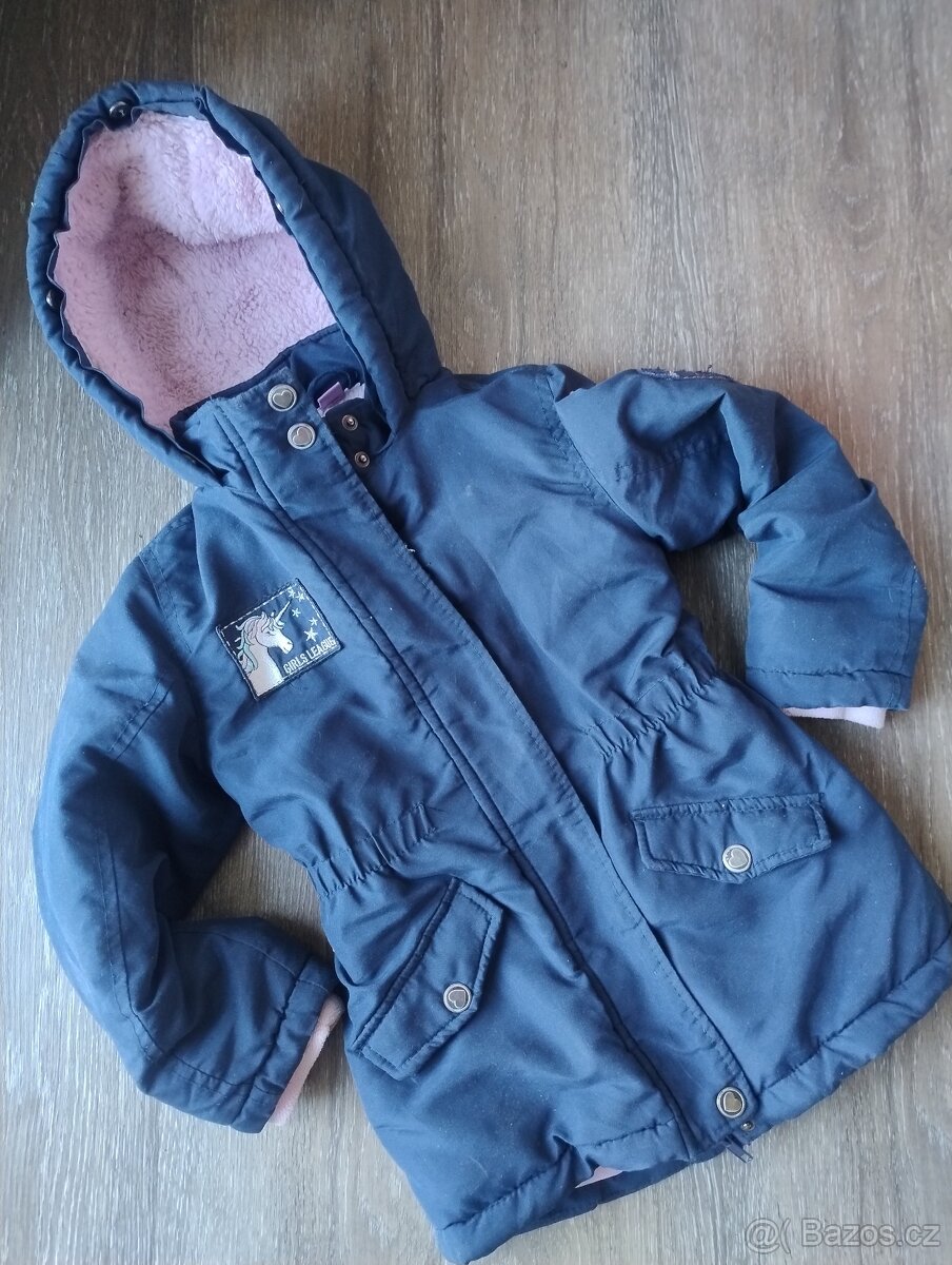 Dívčí podzimní kabátek - vel. 110 - 4