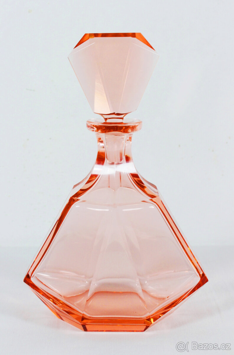 art deco likérová souprava Moser - 4